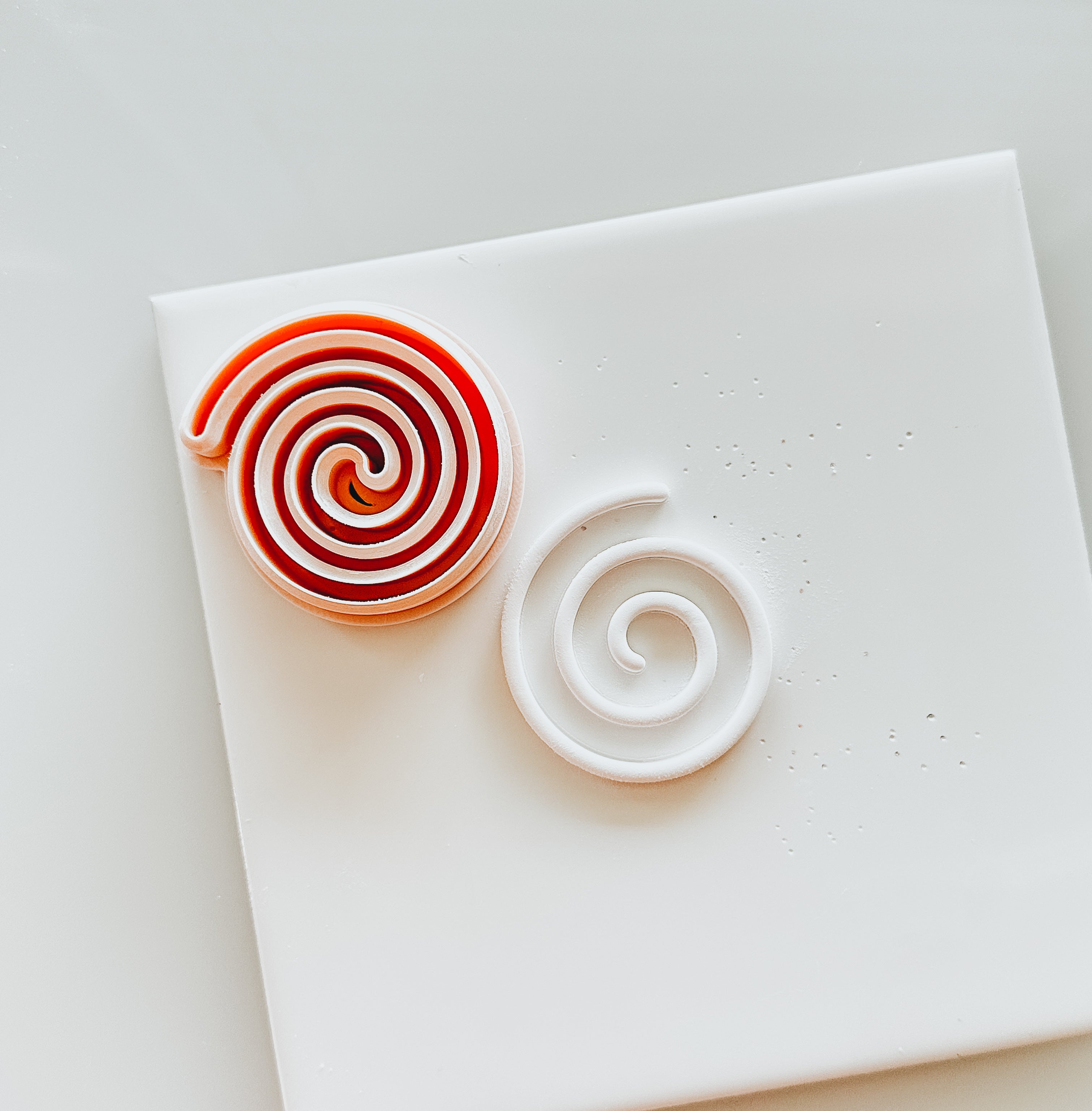 Smooth Spiral Clay Earring Cutter