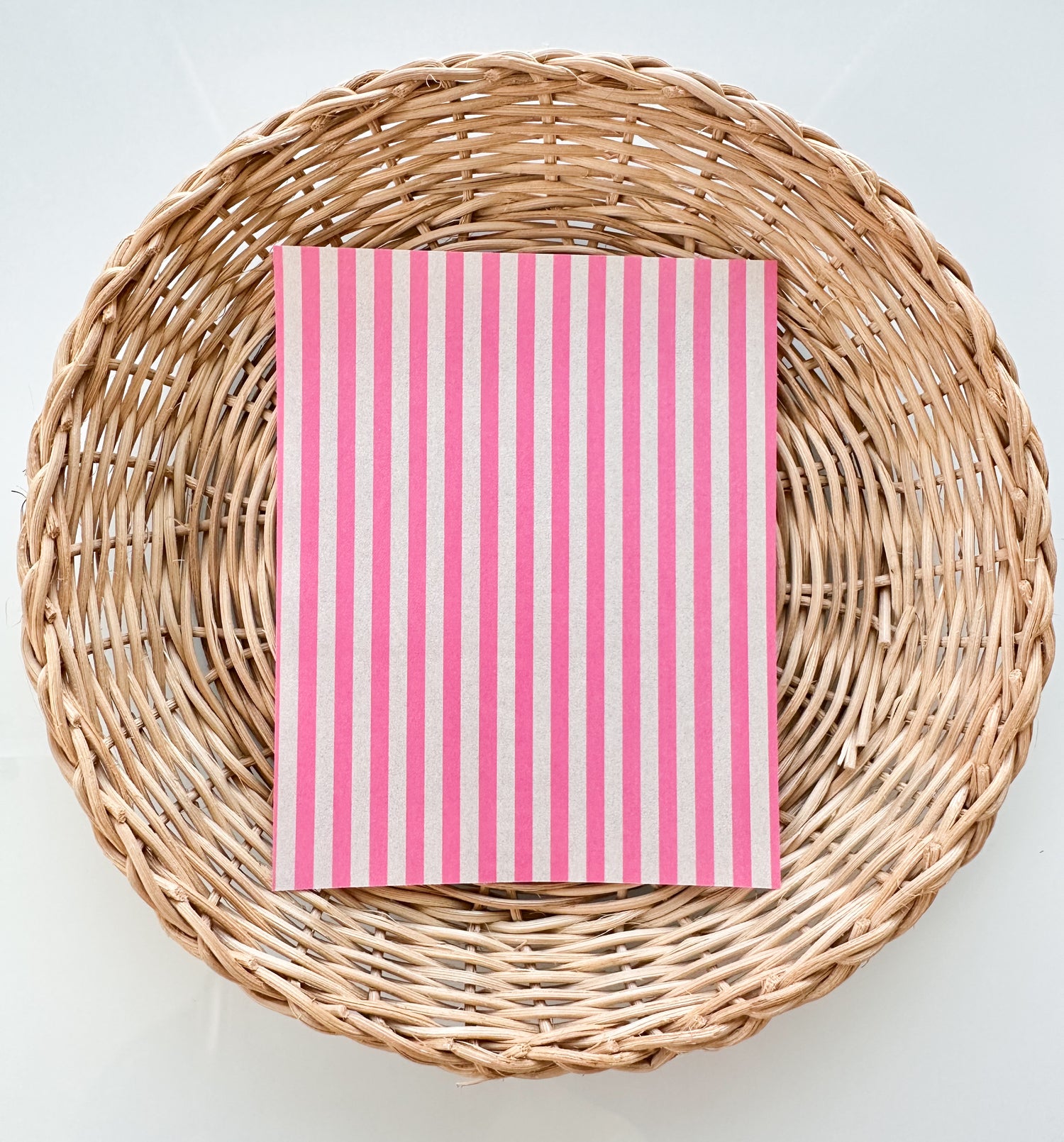 Summer 18 Bright Pink Stripes Transfer Paper