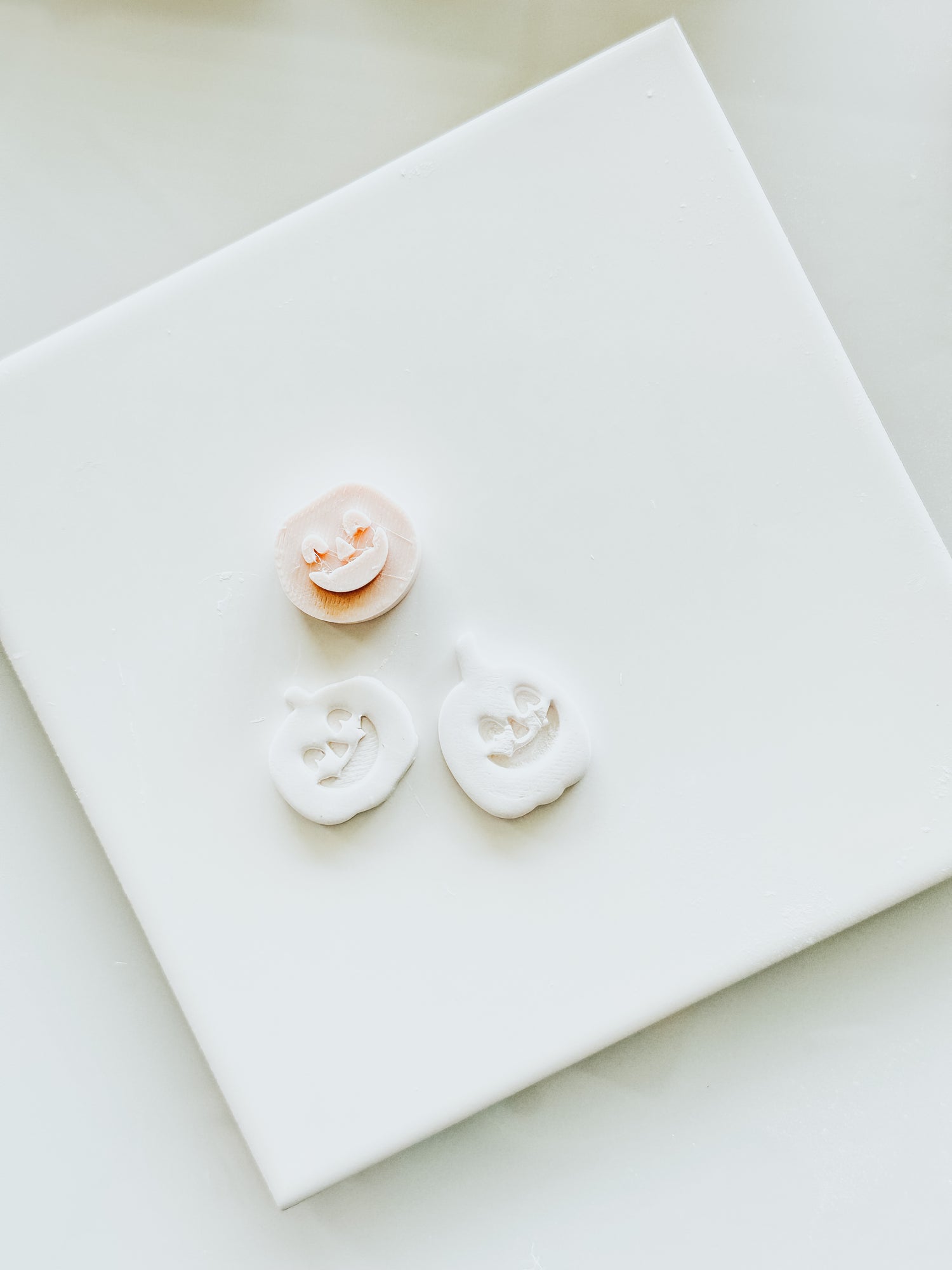 Basic Pumpkin Face Clay Stamps (pairs well with 1.25” Pumpkin Cutters)