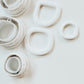 Penelope Clay Cutter Set 2.50” With Hole Guides + 0.75" Jump Ring Cutter
