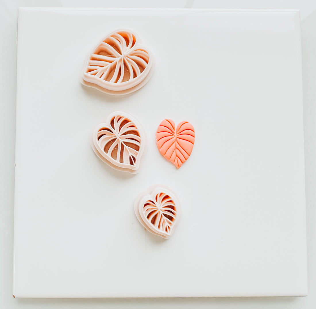 Colocasia Leaf Clay Cutter