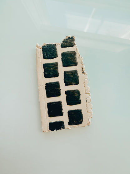 Organic Checkered Stencil