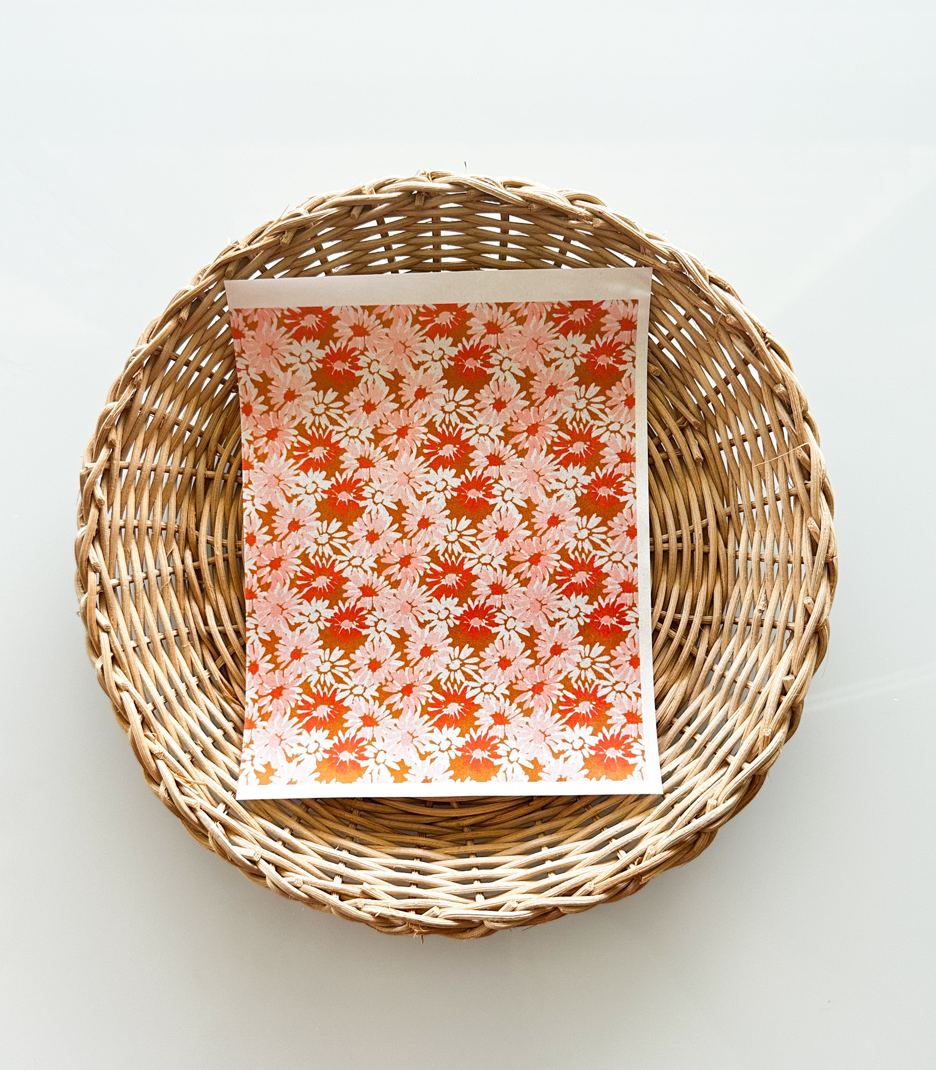 300 Warm Autumn Floral Transfer Paper