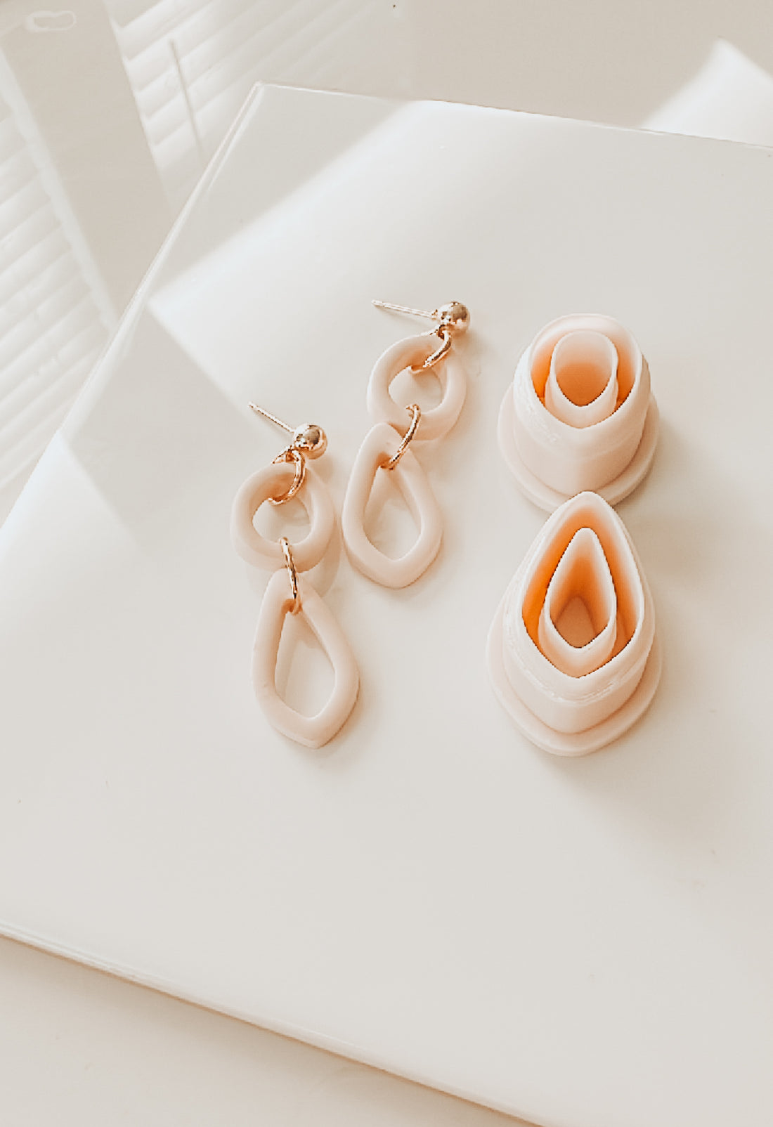 Sadie Skinny Drops Clay Cutter 1.75” Total (1.0” & .75”)