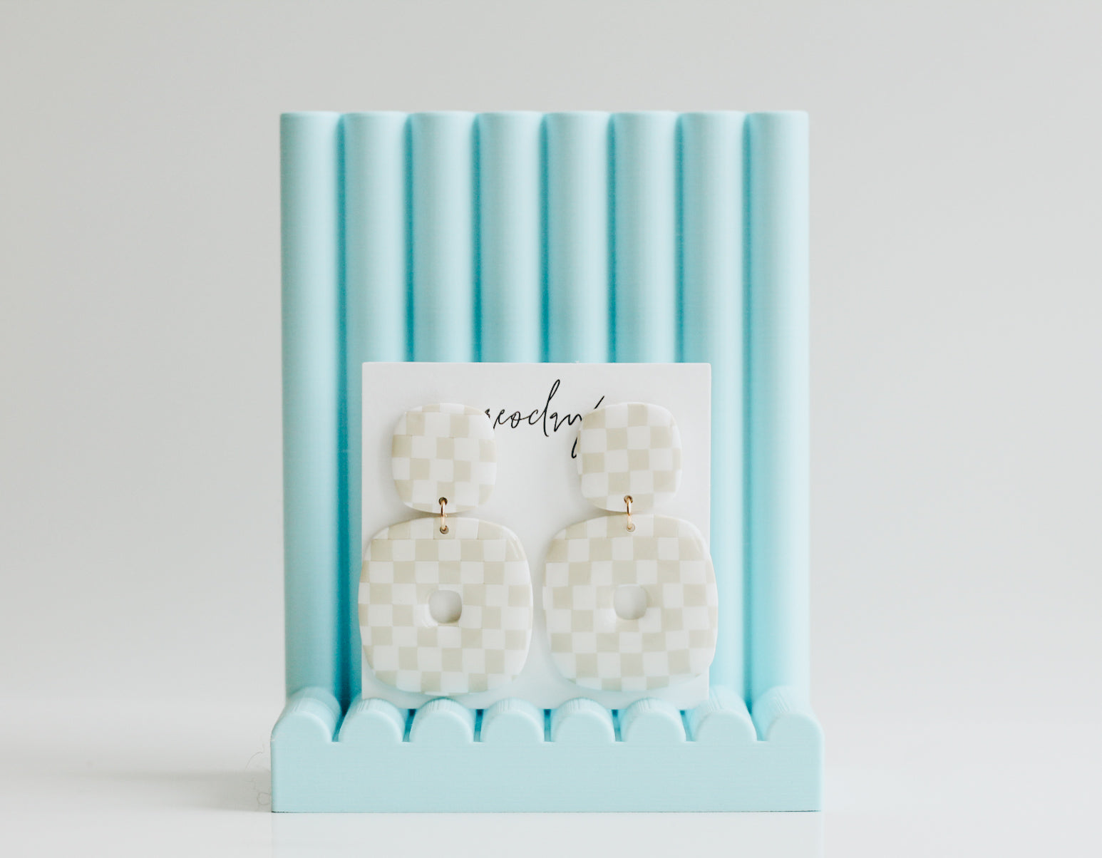 STL File Earring Card Stand