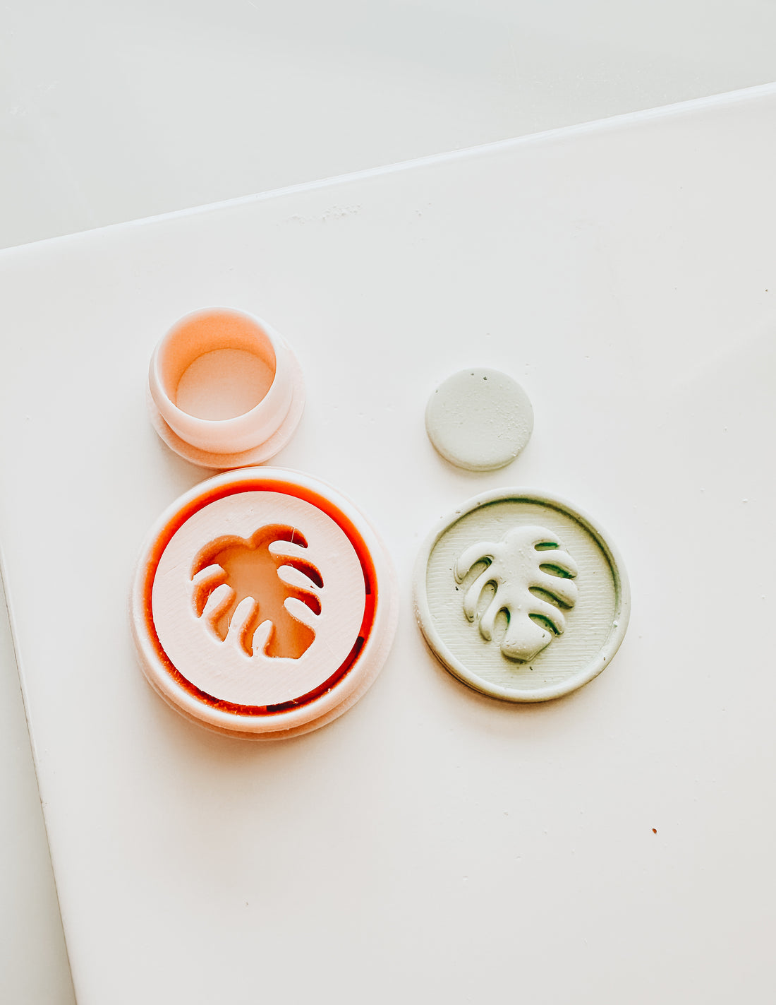 Full Press Monstera Set Clay Cutter