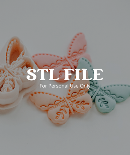 (Digital STL File Only) Boho Butterfly Spring Girly Clay Cutter