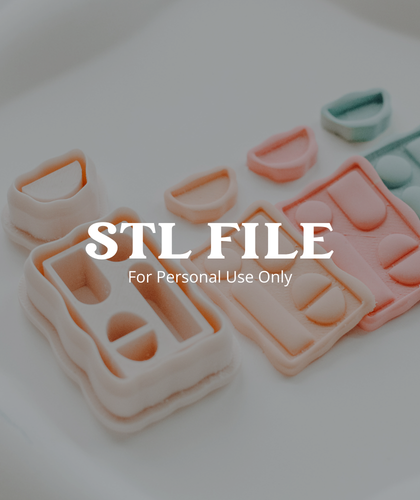 (Digital STL File Only) Kyleigh 2 Piece Rhyme or Reason Clay Cutter