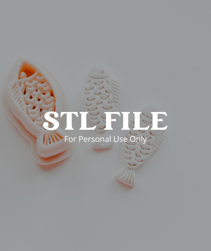 (Digital STL File Only) Lush &amp; Wild Fish Clay Earring Cutter