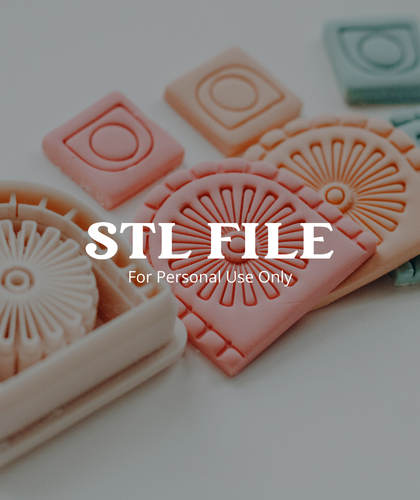 (Digital STL File Only) Aviana 2 Piece Rhyme or Reason Clay Cutter Set