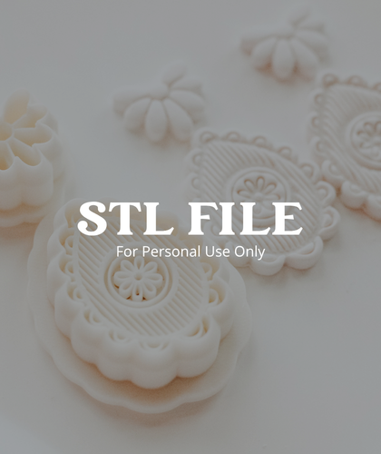 (Digital STL File Only) Sunday Set Clay Earring Cutter