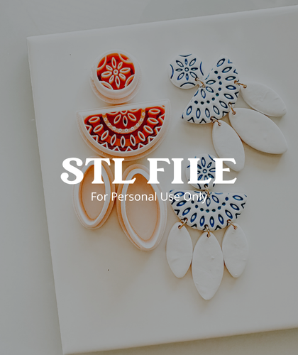 (Digital STL File Only) Florence Clay Cutter Set