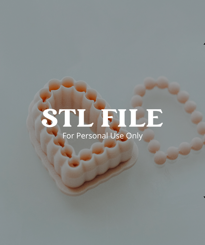 (Digital STL File Only) Arch Bubble Skinny Clay Cutter