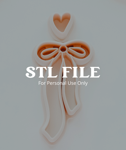 Clay Cutter STL File Big Bow