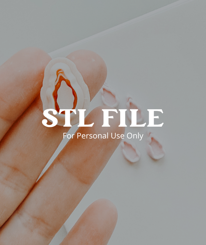 (Digital STL File Only) Oyster Stud Clay Cutter