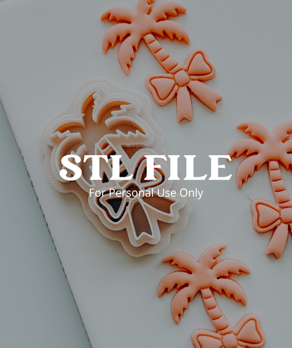 (Digital STL File Only) Palm &amp; Bow Clay Cutter