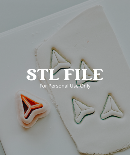 (Digital STL File Only) Shark Tooth Stud Clay Cutter