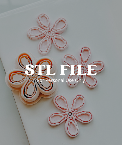(Digital STL File Only) Nixie Oyster Flower Shell Clay Cutter