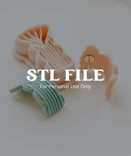 (Digital STL File Only) Scallop Fan Huggie Clay Cutter