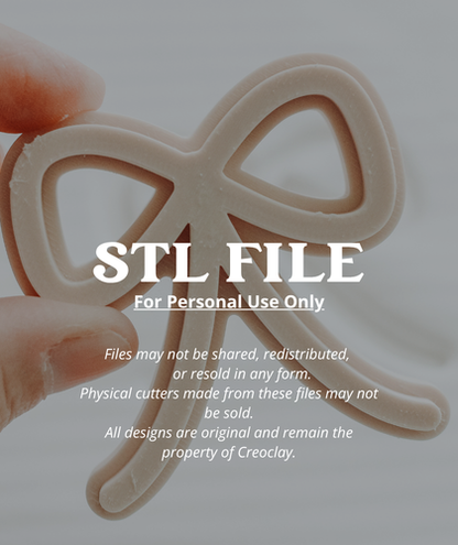 (DIGITAL STL File ONLY) Bow Stamp
