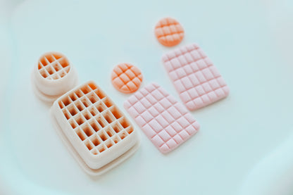 Summer Picnic Checkered Clay Cutter Set