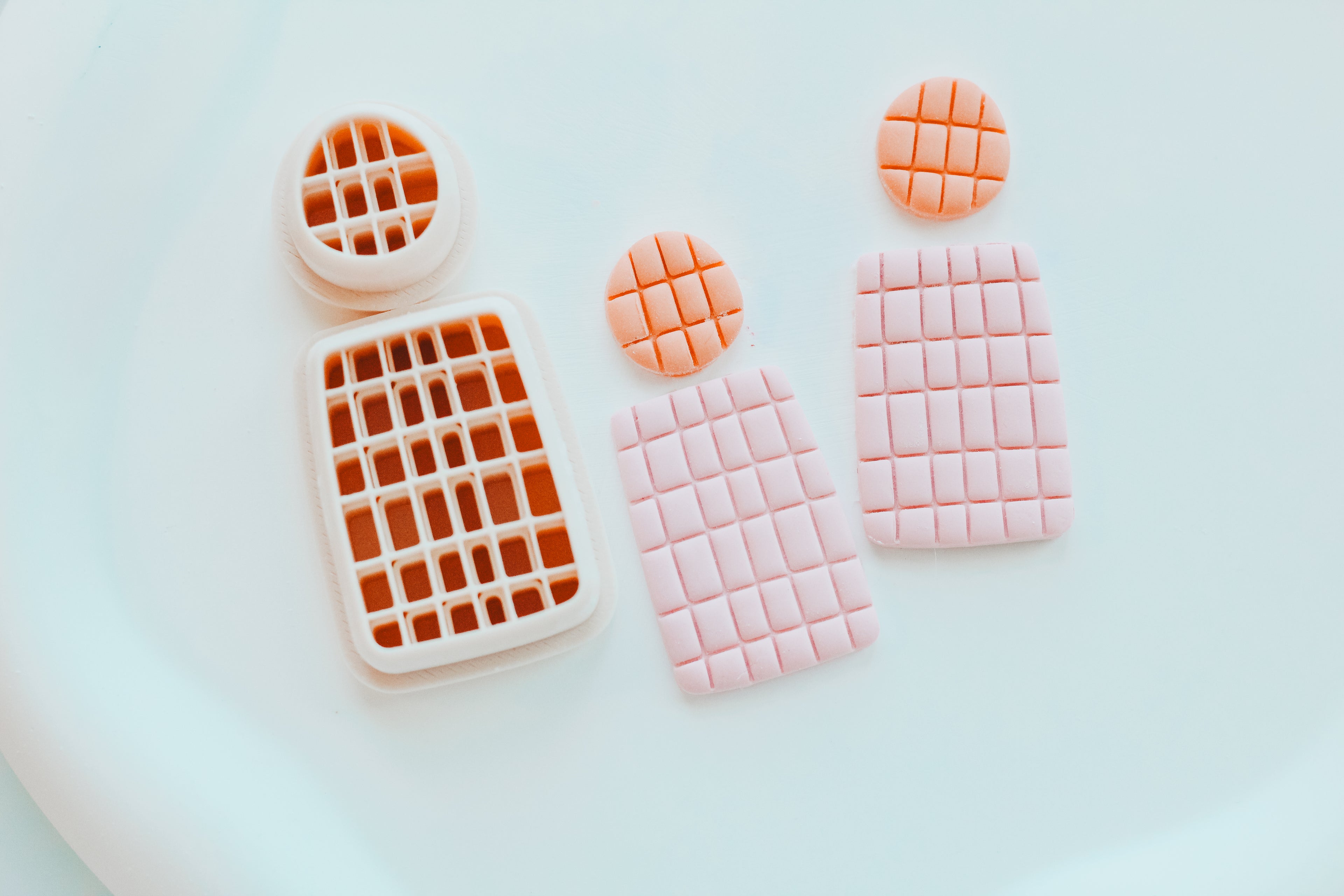 Summer Picnic Checkered Clay Cutter Set