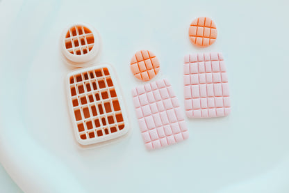 Summer Picnic Checkered Clay Cutter Set
