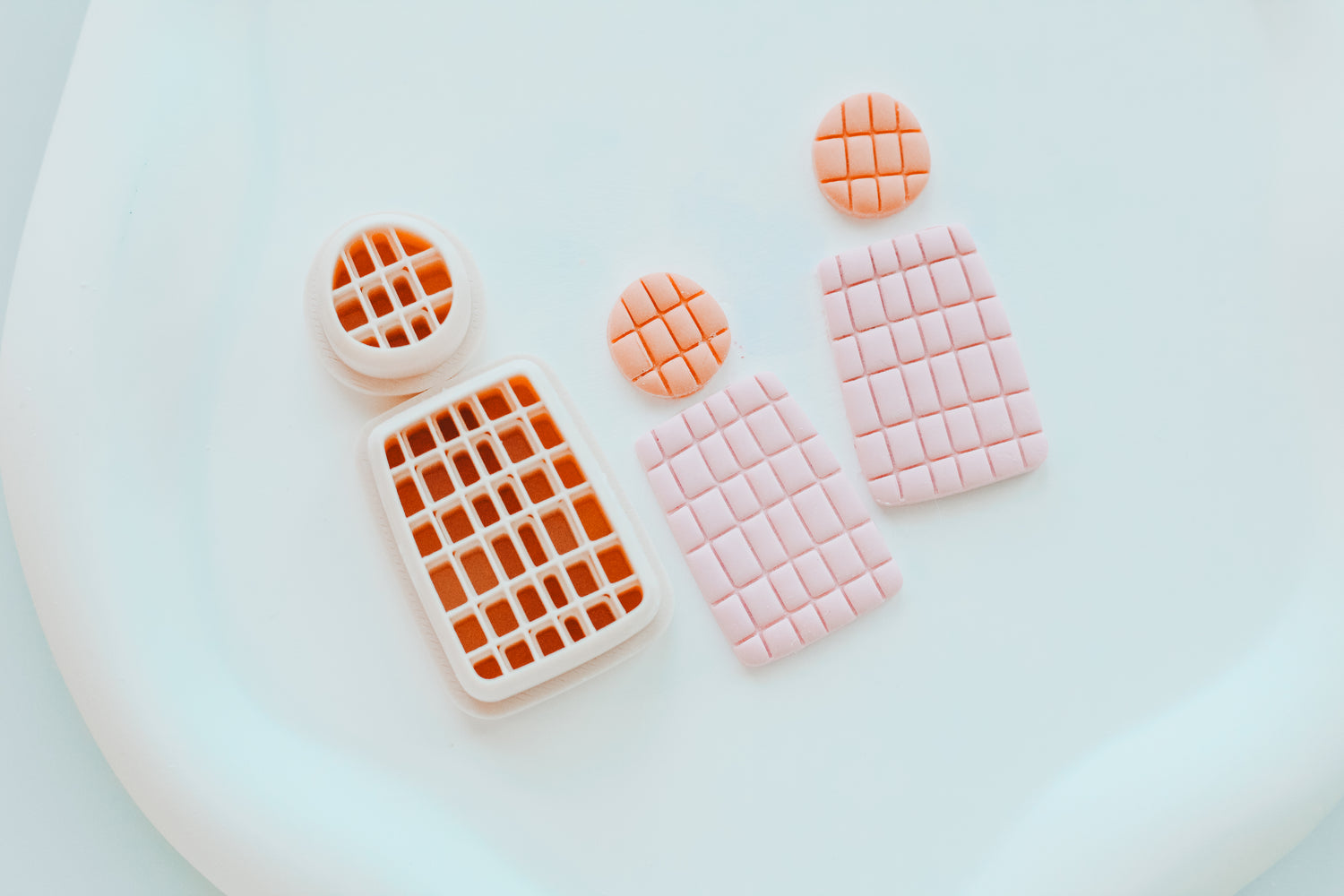 Summer Picnic Checkered Clay Cutter Set
