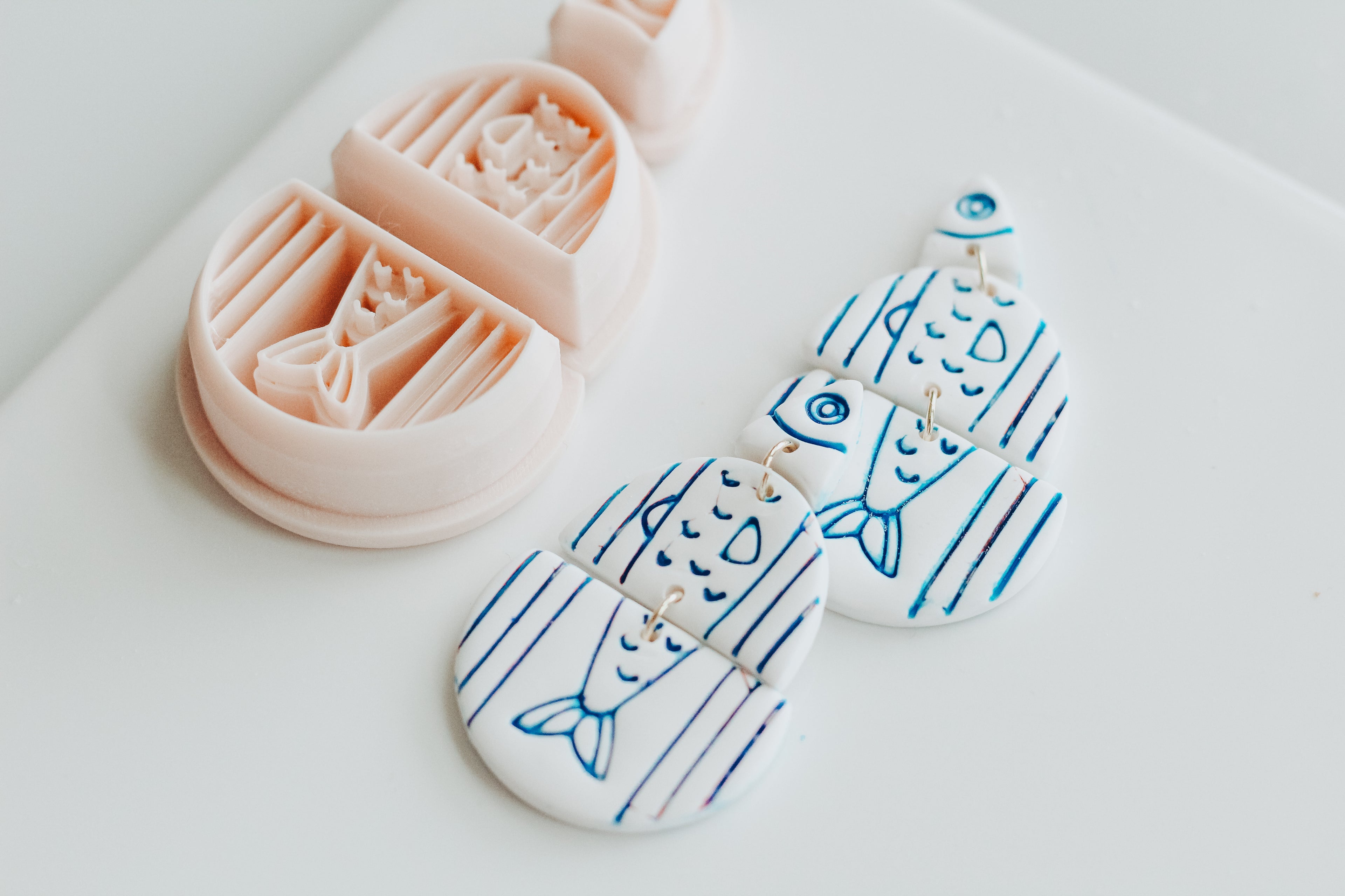 Kaia 3 Piece Fish Clay Cutter Set