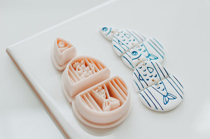 Kaia 3 Piece Fish Clay Cutter Set