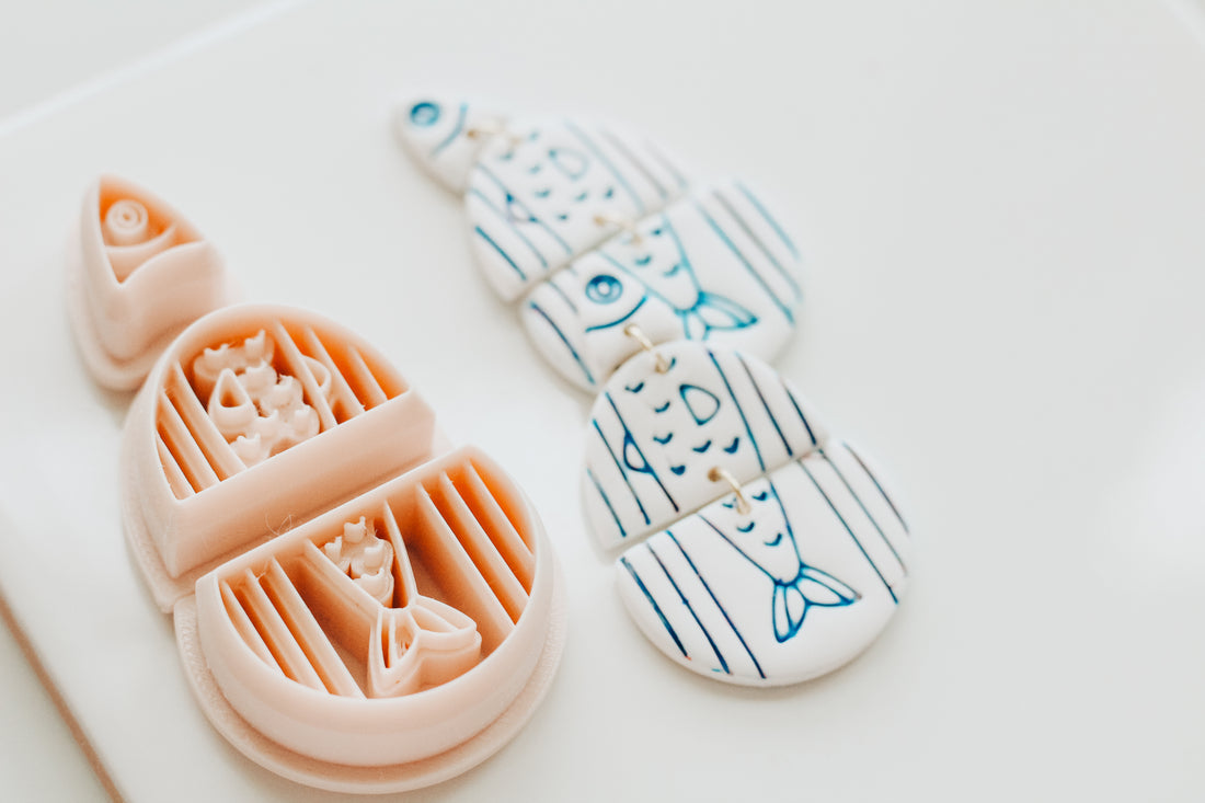 Kaia 3 Piece Fish Clay Cutter Set