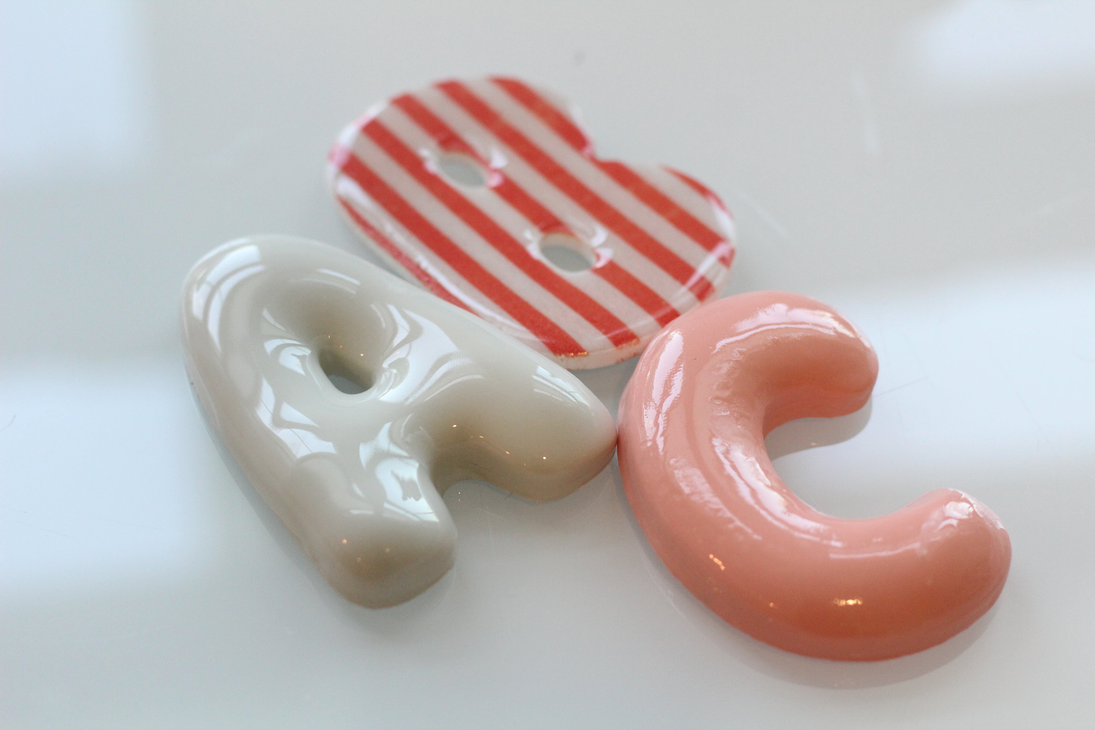 Trendy Bubble Letter Clay Cutters 2.50 Inches
