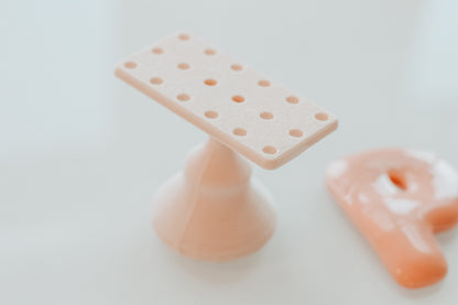 Resin Letter Stand for Makers - Holds your clay letter perfectly while applying resin or varnish!