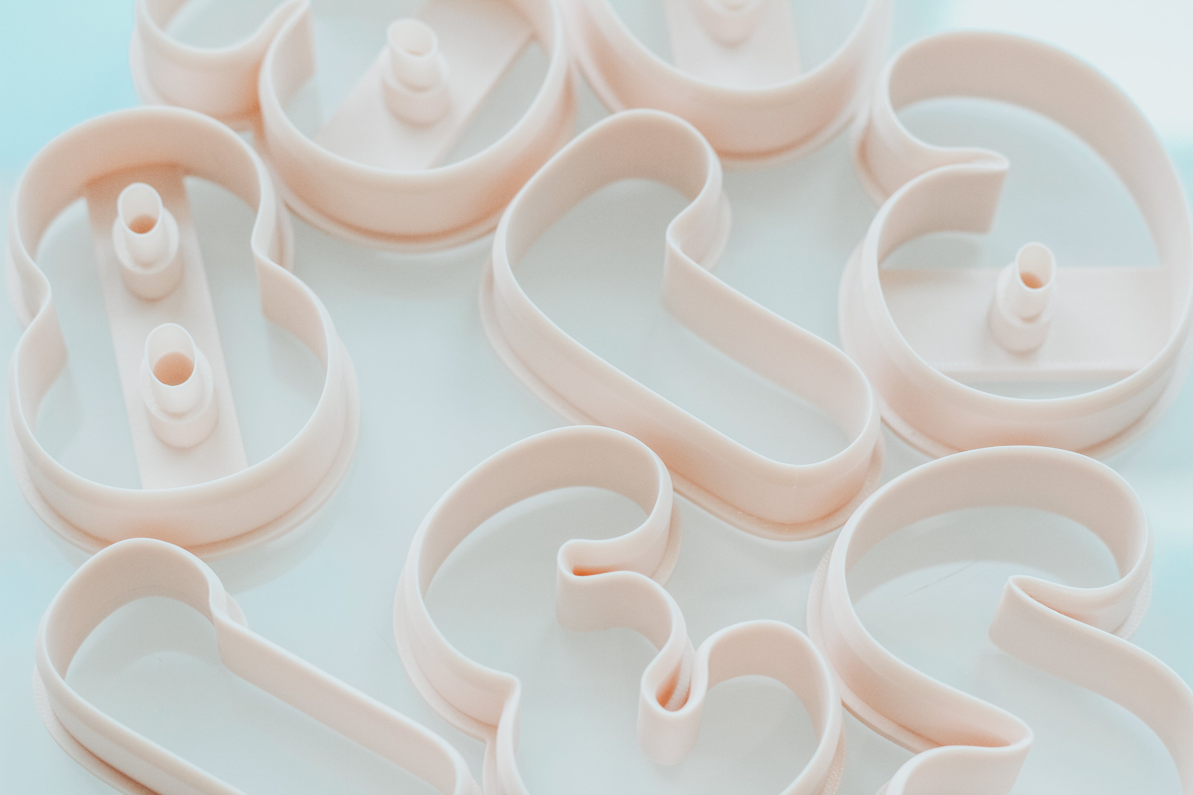 Trendy Bubble Number Clay Cutters 2.50 Inches