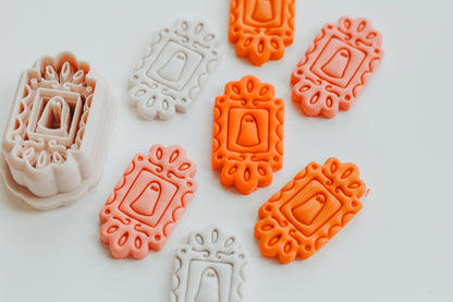 Opal Ghost Clay Earring Cutter