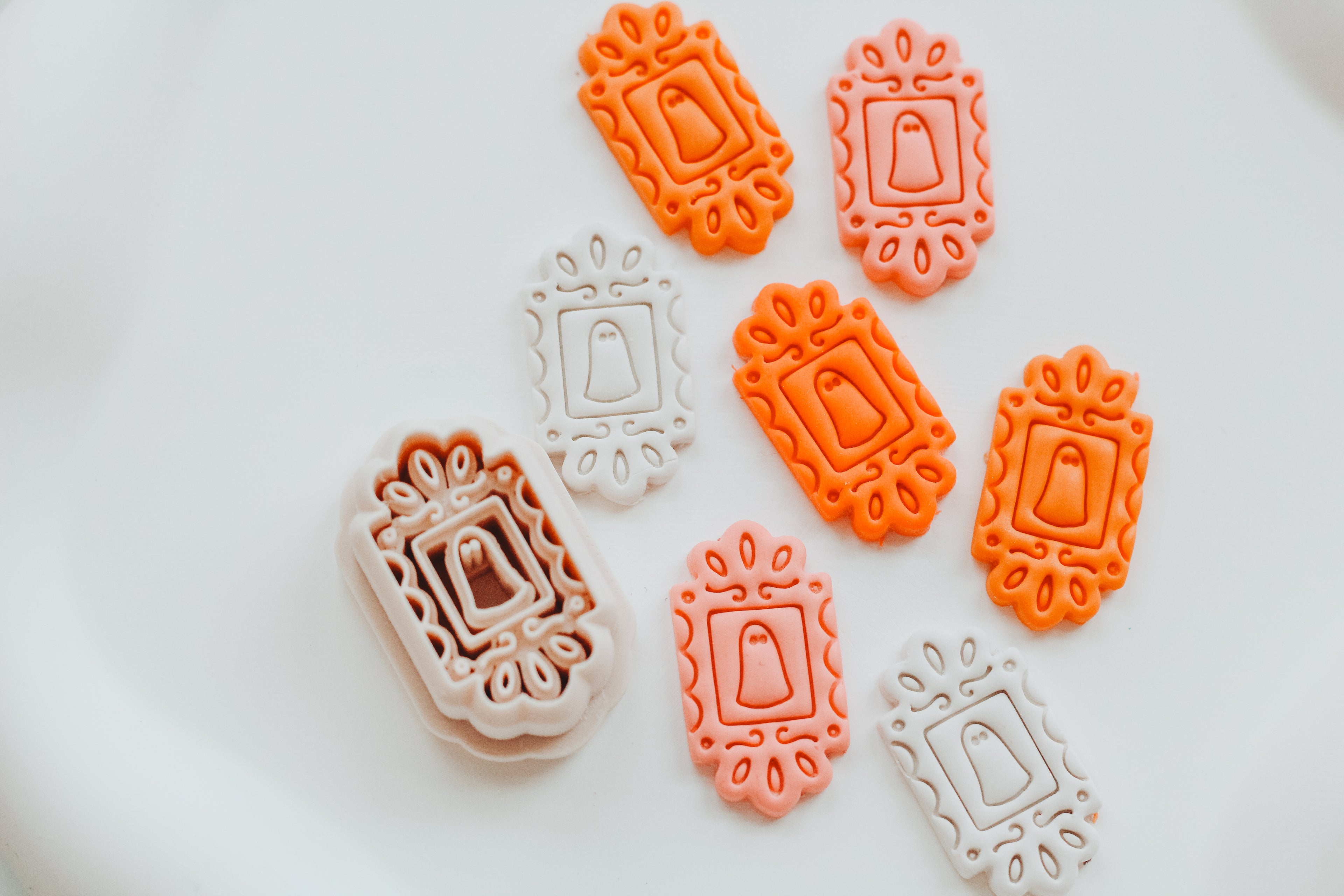 Opal Ghost Clay Earring Cutter