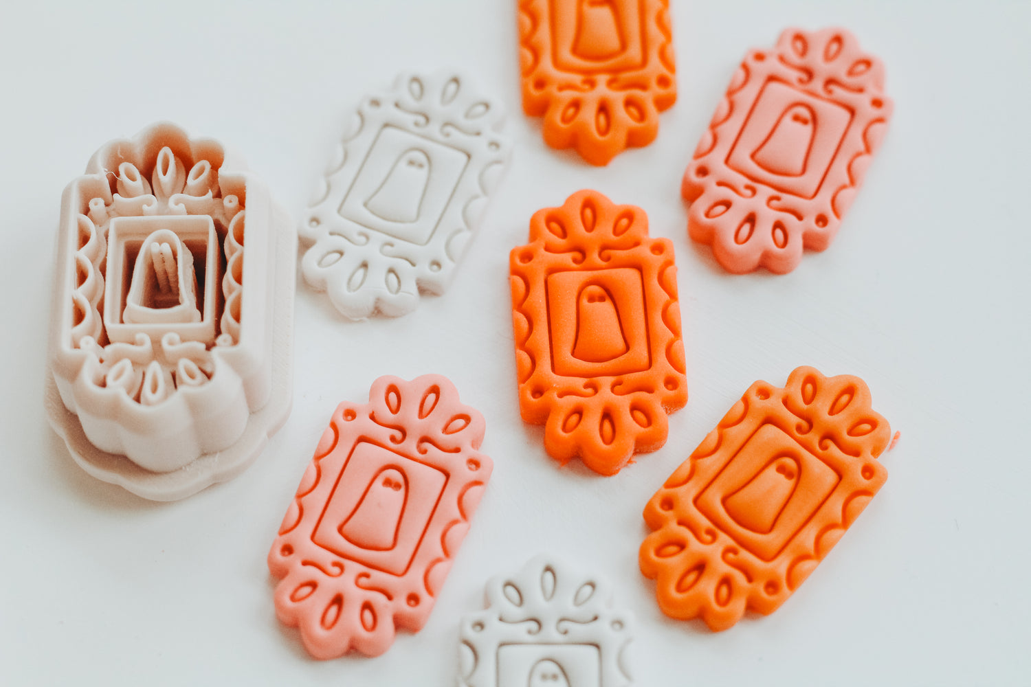 Opal Ghost Clay Earring Cutter