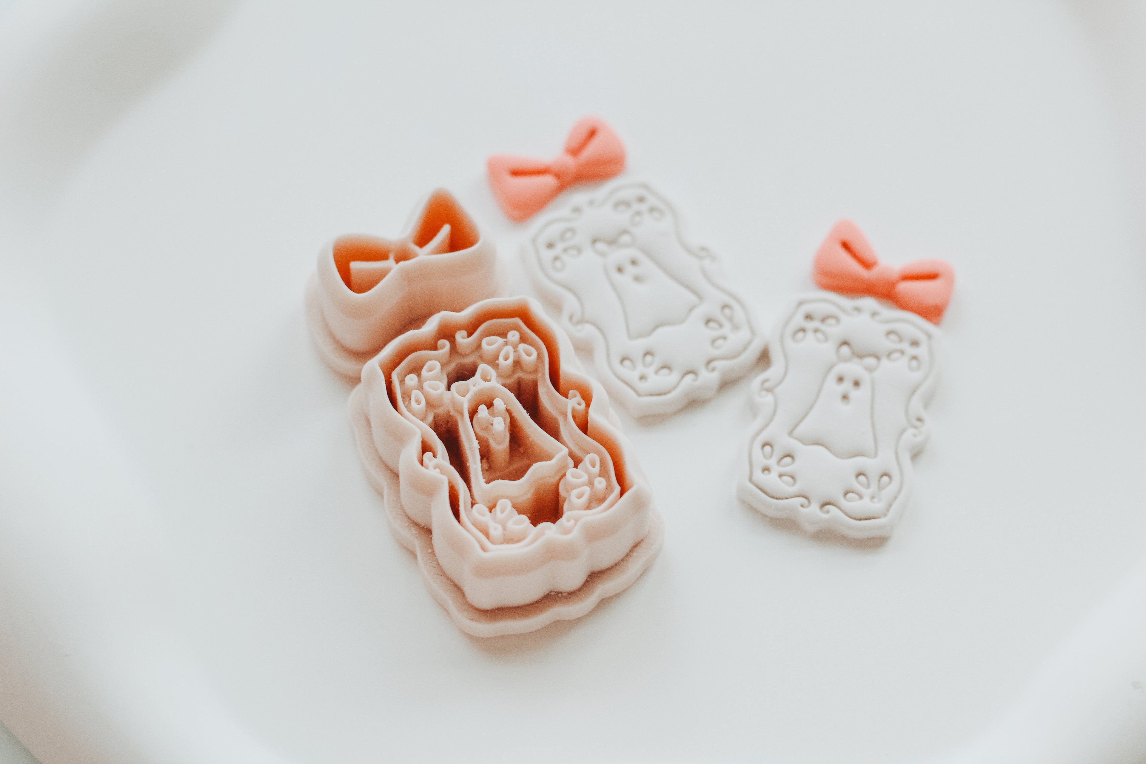 Mabel Ghost Clay Earring Cutter 2 PIece Set