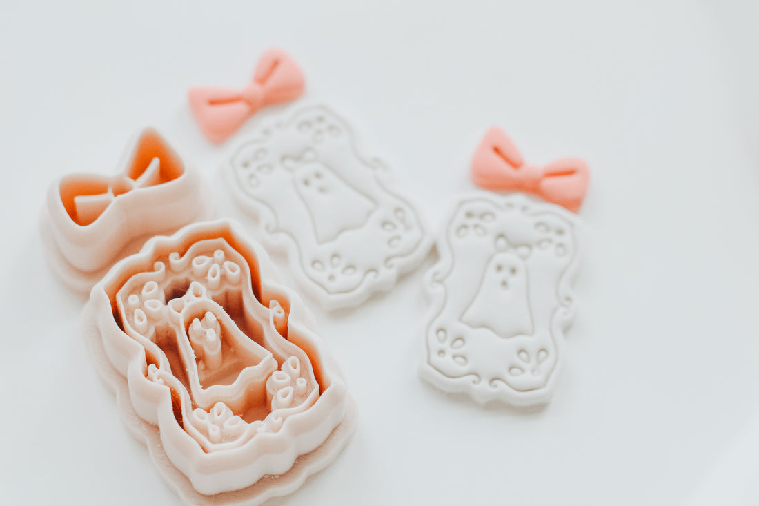 Mabel Ghost Clay Earring Cutter 2 PIece Set
