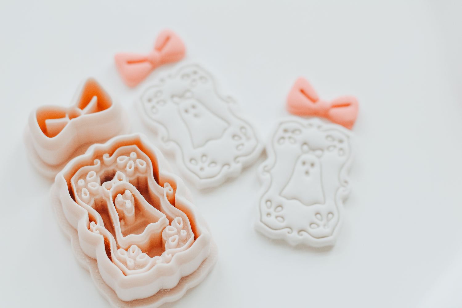 Mabel Ghost Clay Earring Cutter 2 PIece Set