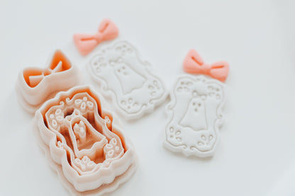 Mabel Ghost Clay Earring Cutter 2 PIece Set