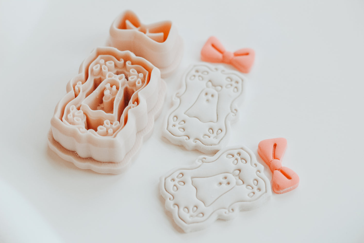 Mabel Ghost Clay Earring Cutter 2 PIece Set
