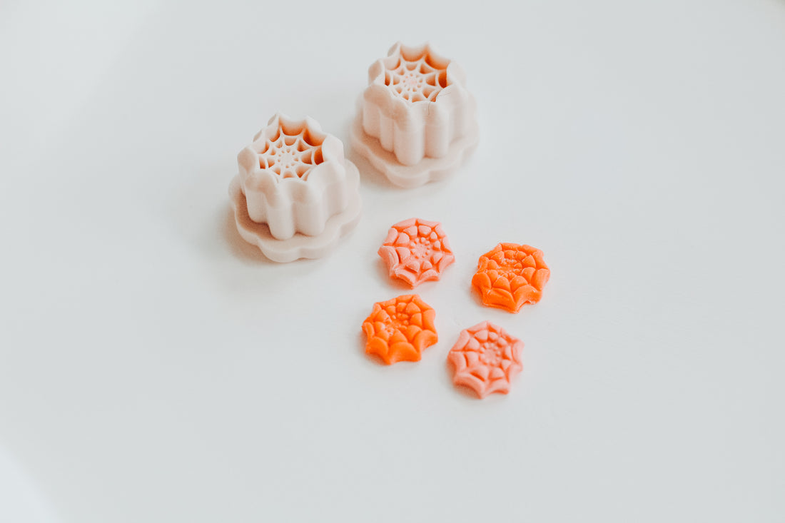 Tiny Spider Web Two Pack Precision Clay Earring Cutter