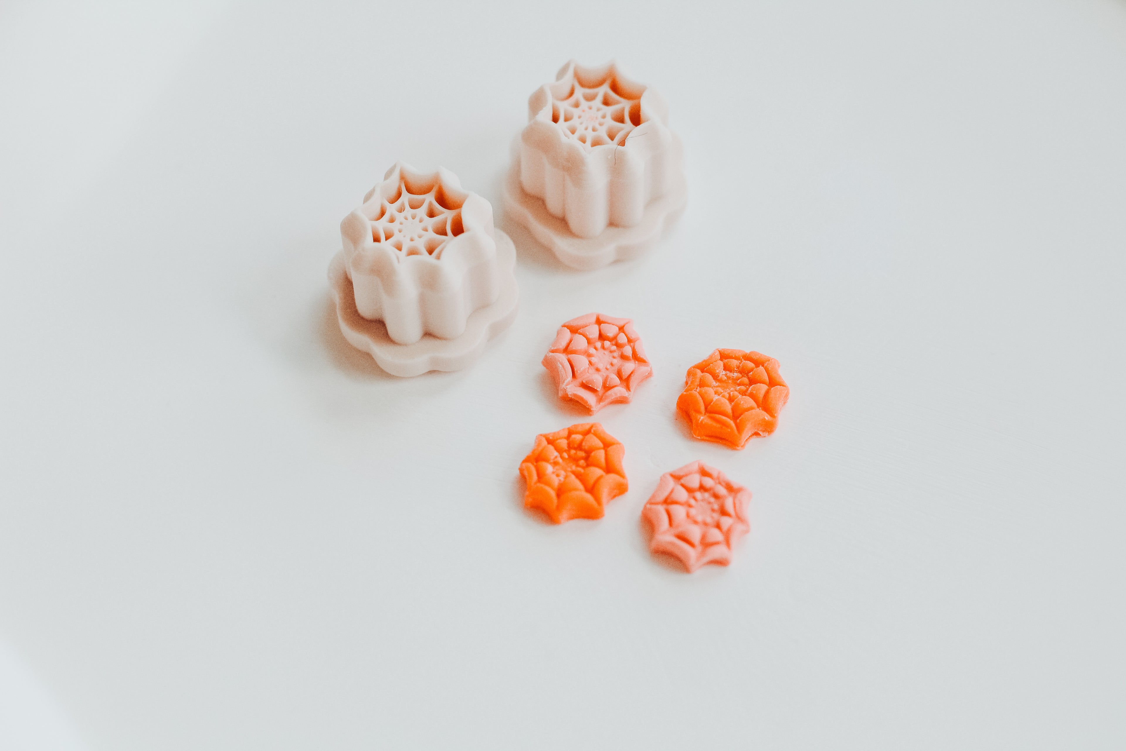 Tiny Spider Web Two Pack Precision Clay Earring Cutter