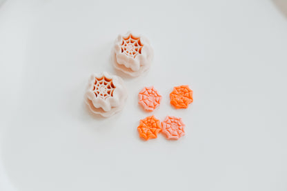 Tiny Spider Web Two Pack Precision Clay Earring Cutter