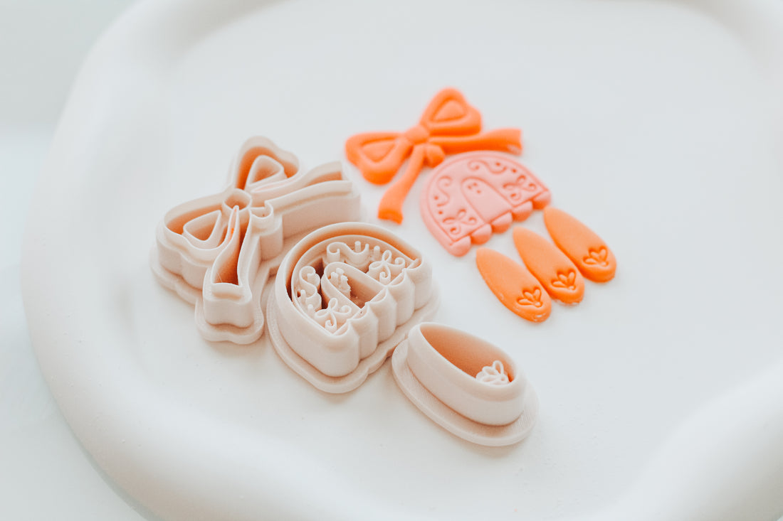 Junie Scallop Bow 3 Piece Clay Earring Cutter