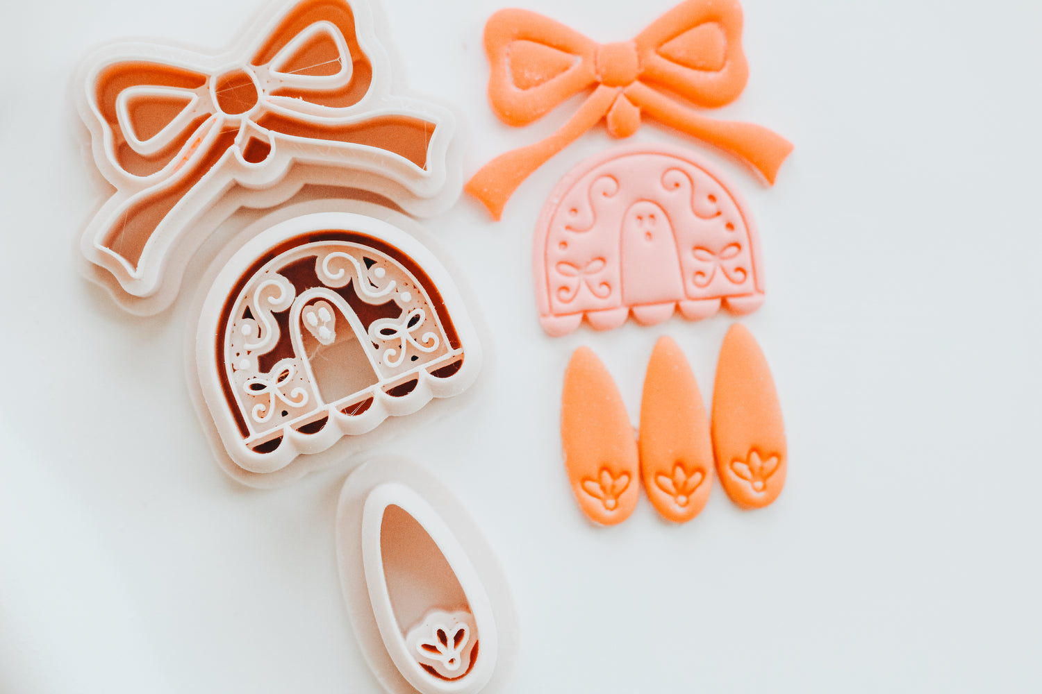Junie Scallop Bow 3 Piece Clay Earring Cutter