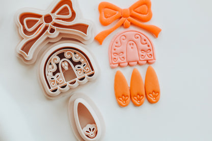 Junie Scallop Bow 3 Piece Clay Earring Cutter