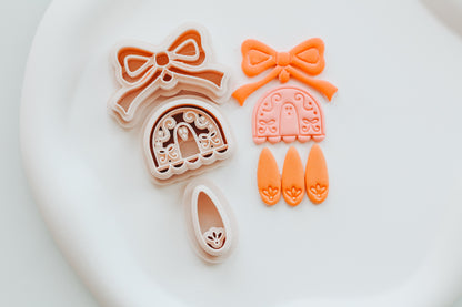 Junie Scallop Bow 3 Piece Clay Earring Cutter