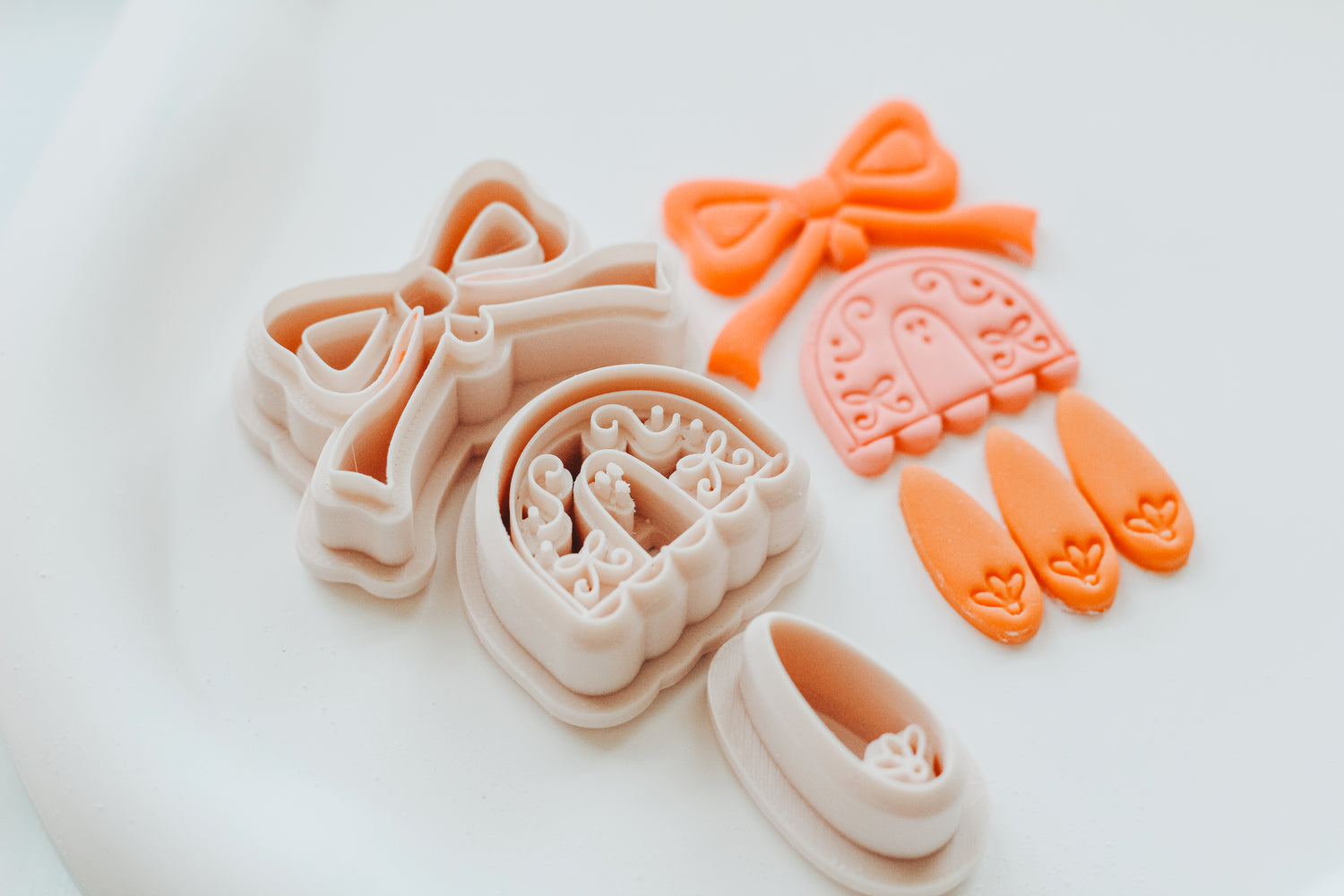 Junie Scallop Bow 3 Piece Clay Earring Cutter